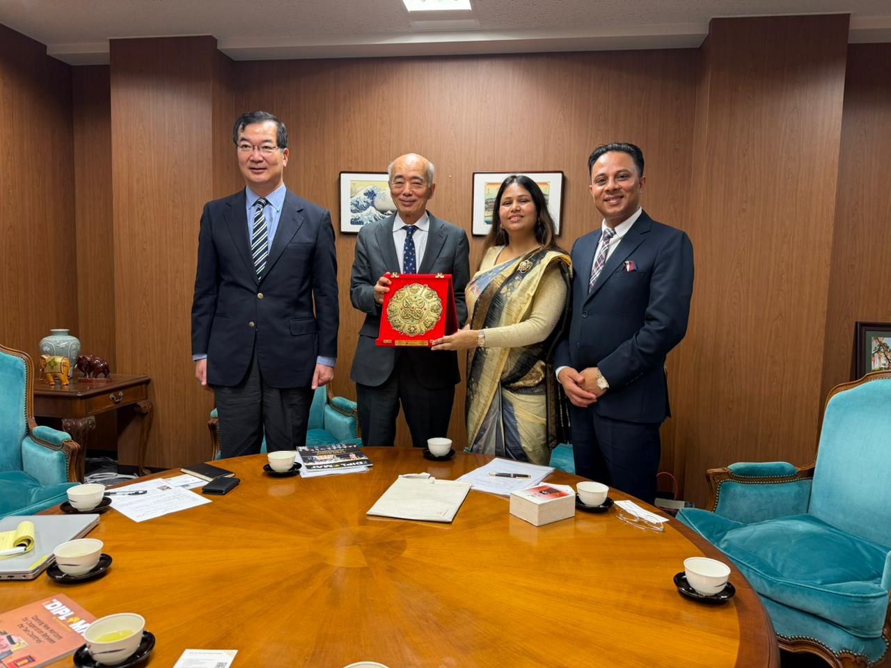 आईआरजीडीडी र जीआईआईए बीच टोकियोमा उच्चस्तरीय रणनीतिक परामर्श बैठक