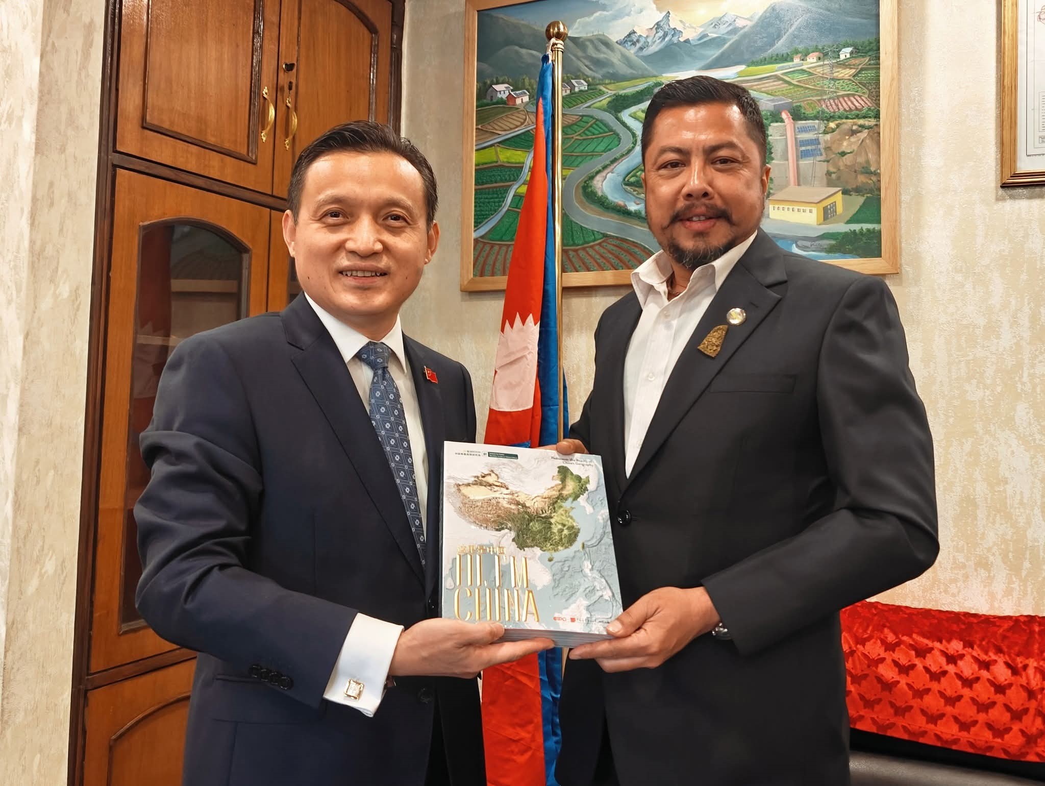 मन्त्री श्रेष्ठद्वारा चीन र भारतका राजदूतसँग ऊर्जा सहकार्यबारे छलफल