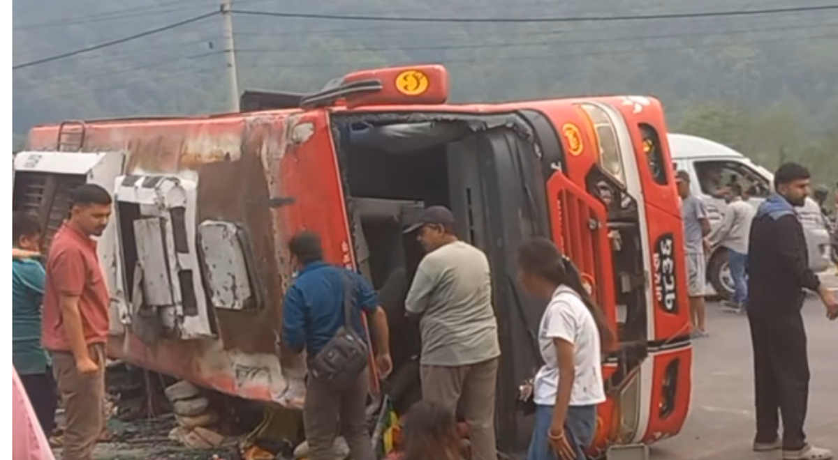 तनहुँमा बस दुर्घटना 