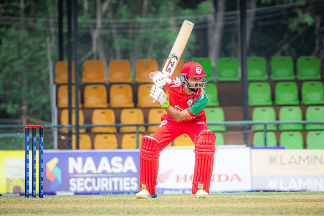 कप्तान जतिन्दरको शतकमा ओमानको नेपालविरुद्ध उत्कृष्ट शुरुवात