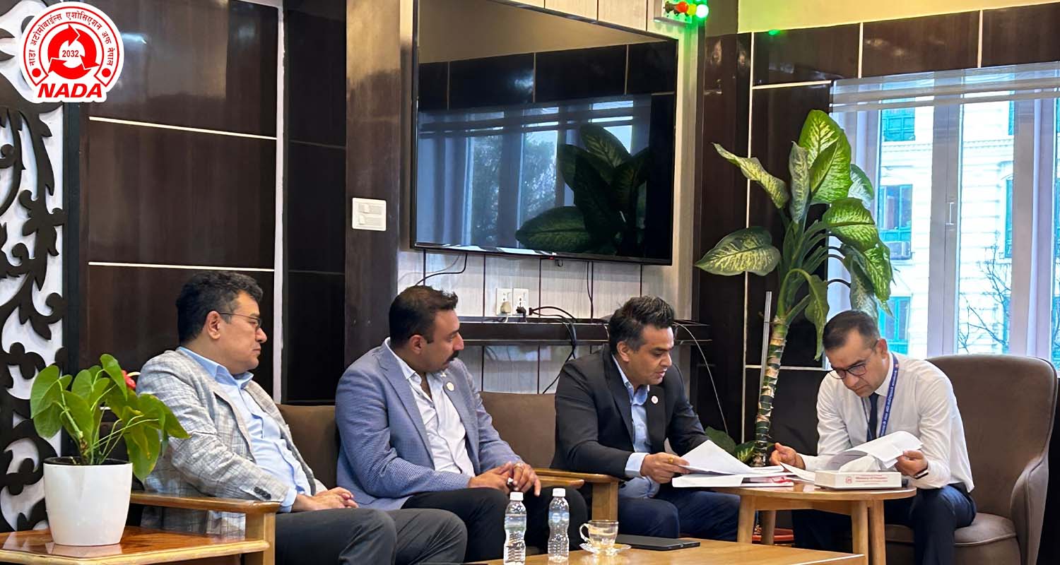 नाडाको टोली अर्थ मन्त्रालयमा, अटोमोबाइल क्षेत्रको समस्या समाधान गर्न आग्रह