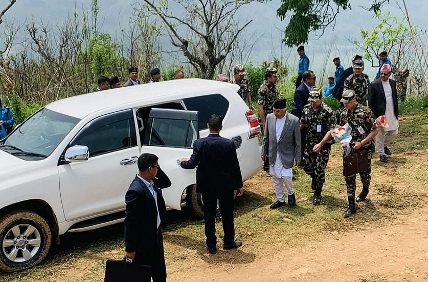 राष्ट्रपति पौडेल गृहजिल्लामा