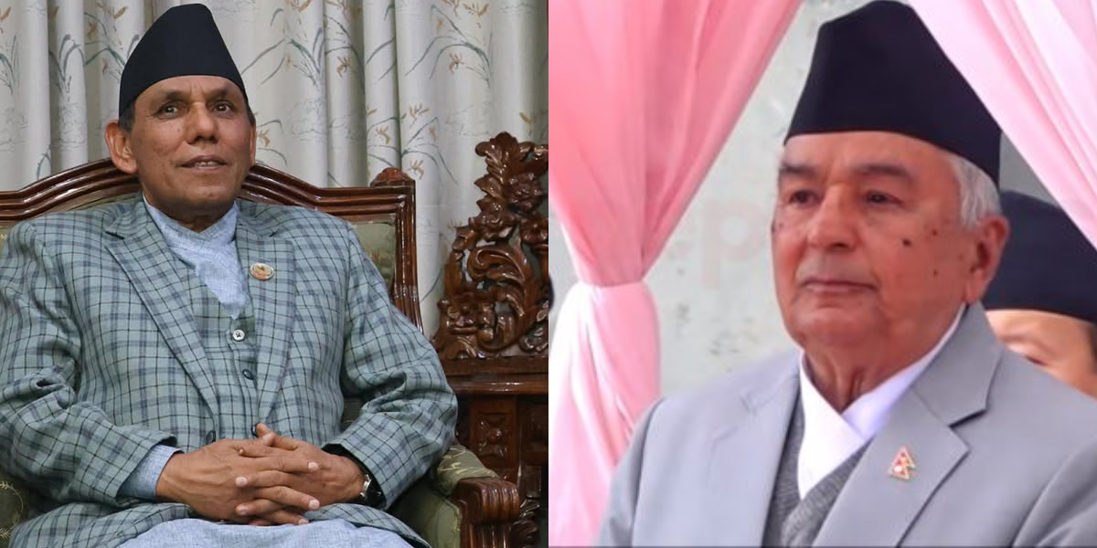 टर्की जानअघि राष्ट्रपति पौडेलसंग राष्ट्रियसभाका अध्यक्षको भेट