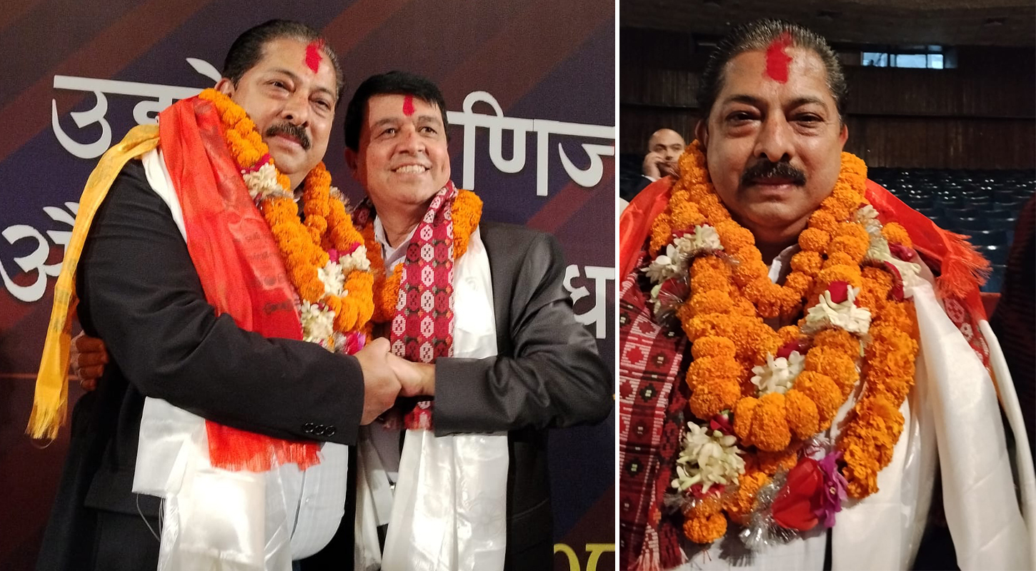 स्वत: अध्यक्ष बने अञ्जन श्रेष्ठ