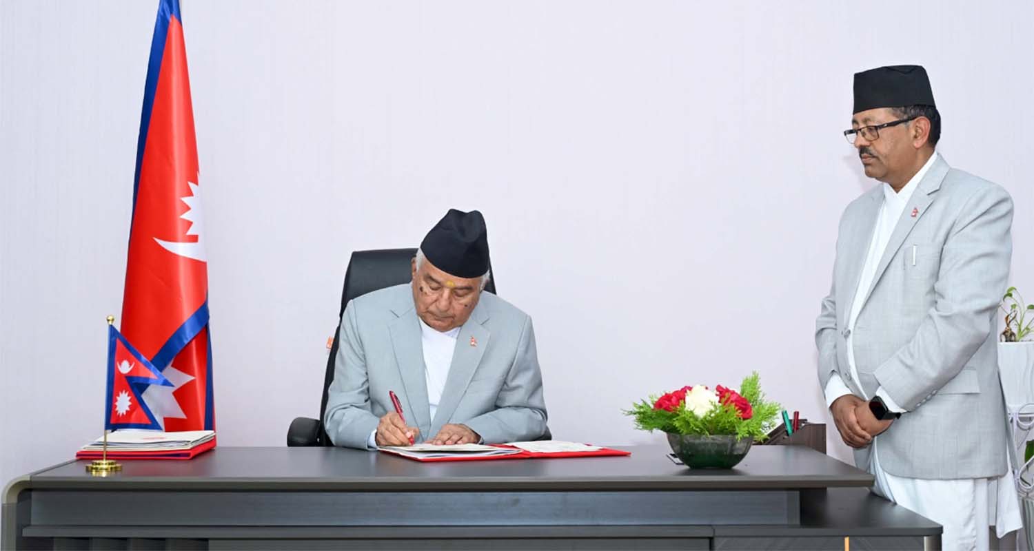 राष्ट्रपतिले जारी गरे थप तीन अध्यादेश