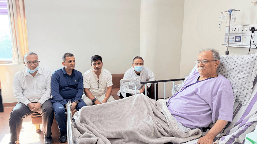 प्रचण्डको अवस्था सुधारोन्मुख, भोलिसम्म डिस्चार्ज हुने