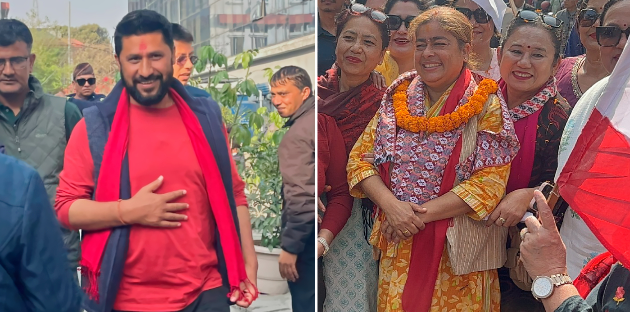 रविसँग चुनाव लडेकी मीनालाई गगन थापाले बनाए महिला संघको कमान्डर
