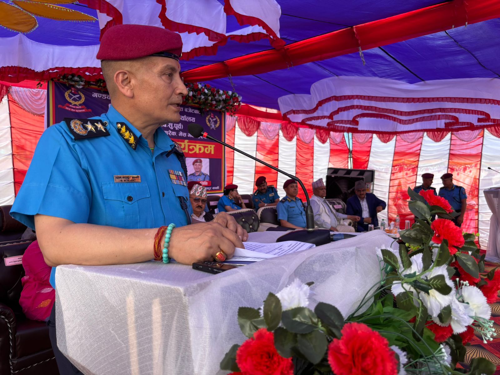 प्रहरीको सेवा अझ नागरिकमैत्री र व्यावसायिक बनाउनुपर्छ: महानिरीक्षक कार्की