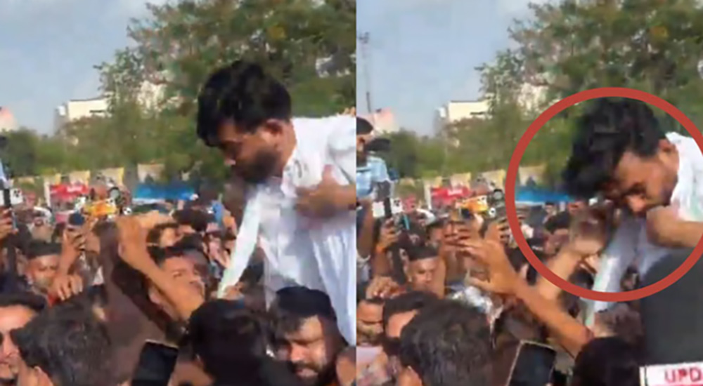 ककरोच जनता पार्टीका संस्थापकले जयपुरमा भेटे थप्पड