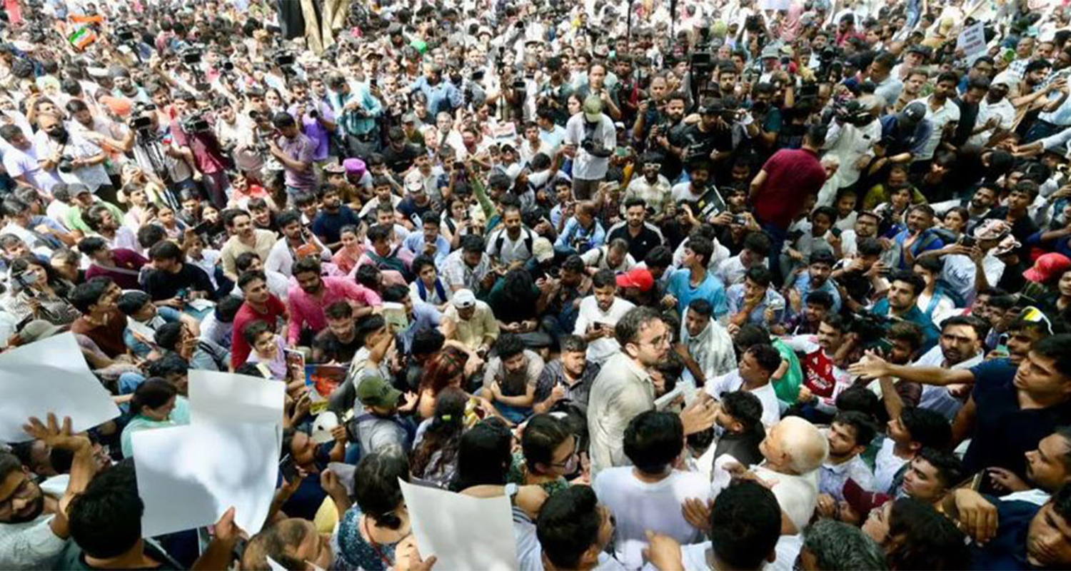 ककरोच जनता पार्टीद्वारा दिल्लीको जन्तरमन्तरमा विरोध प्रदर्शन सुरू, सुरक्षा व्यवस्था कडा 