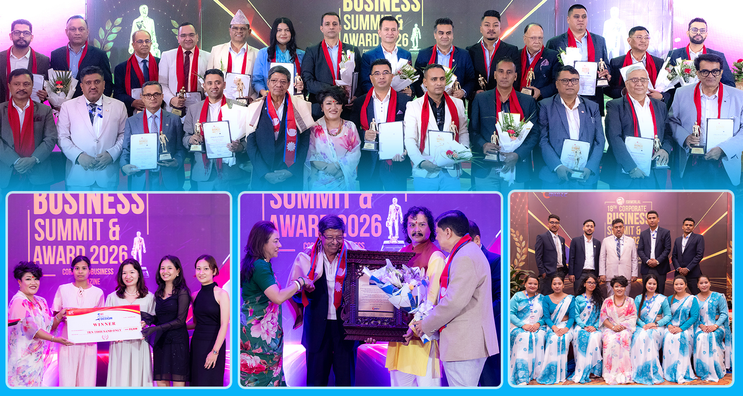 फोटो र भिडिओमा हेर्नुहोस् ‘कर्पोरेट बिजनेश समिट एण्ड अवार्ड, २०२६’ को भव्य समारोह