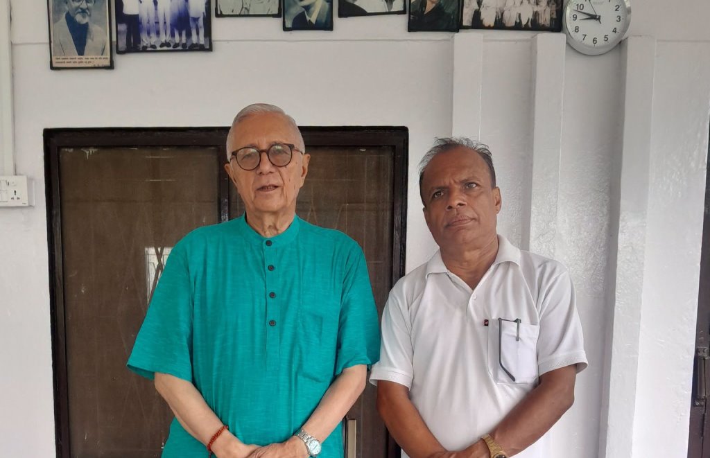 कांग्रेस नेता कोइरालासँग महामन्त्री घिमिरेको भेटवार्ता
