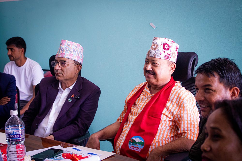 पोखराको हरित रोजगारी सिर्जना परियोजनाको अवलोकन गर्न पुगे धनगढीका मेयर हमाल