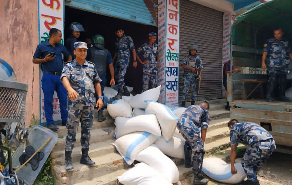 सर्लाहीबाट ७५ बोरा फर्सीको बिउ बरामद