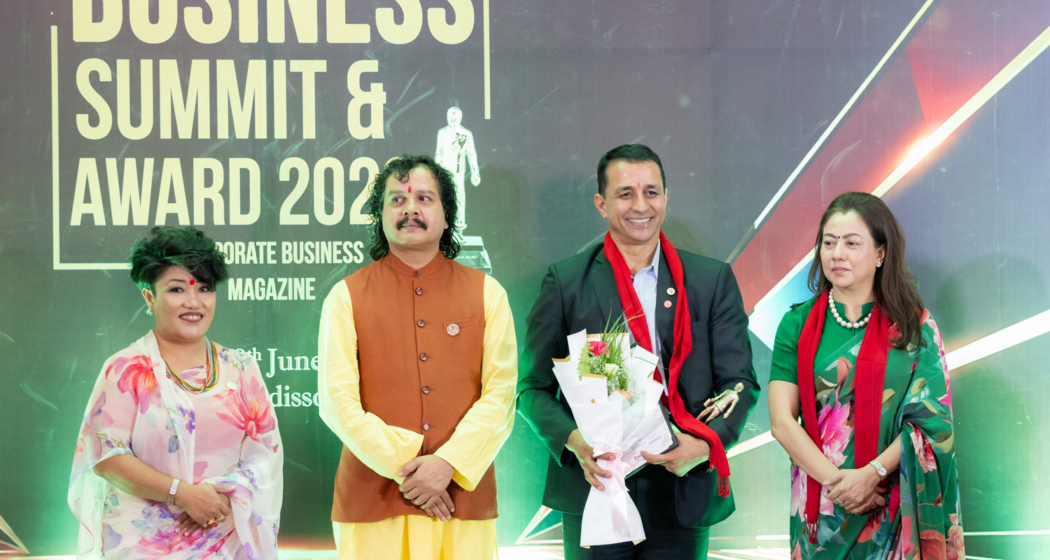 रेबानका अध्यक्ष सङ्घर्ष बिष्ट ‘कर्पोरेट बिजनेश लिडर्स अवार्ड’ बाट सम्मानित