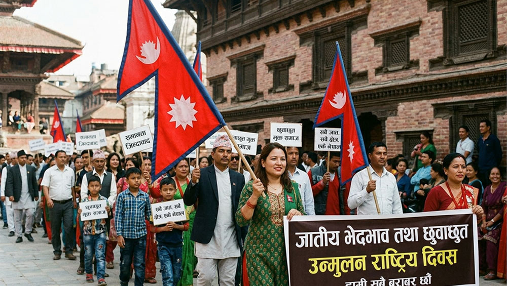 आज जातीय भेदभाव तथा छुवाछुत उन्मुलन राष्ट्रिय दिवस मनाइँदै