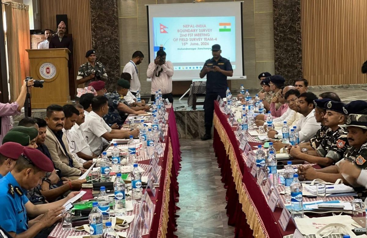 नेपाल–भारत सीमा स्तम्भ संरक्षणबारे दुवै देशका अधिकारीहरूबीच छलफल