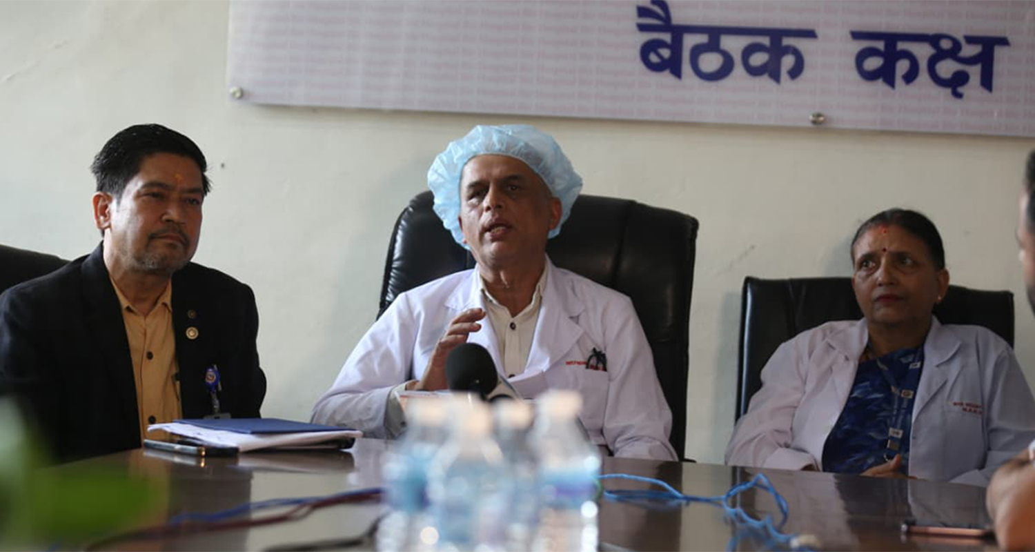 गणेश नेपालीको स्वास्थ्य अवस्थाबारे के भन्यो वीर अस्पतालले ?