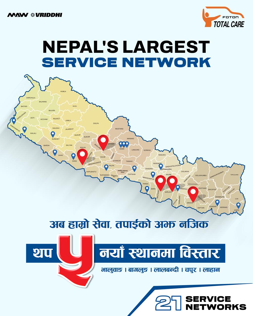फोटोनको थप पाँच नयाँ ‘शील्ड सर्भिस पोइन्ट’ सञ्चालनमा