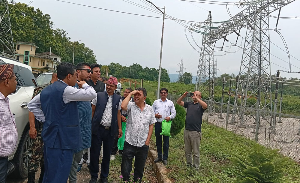 मार्कीचोक–भरतपुर २२० केभी प्रसारण लाइनबाट विद्युत् प्रवाह सुरू