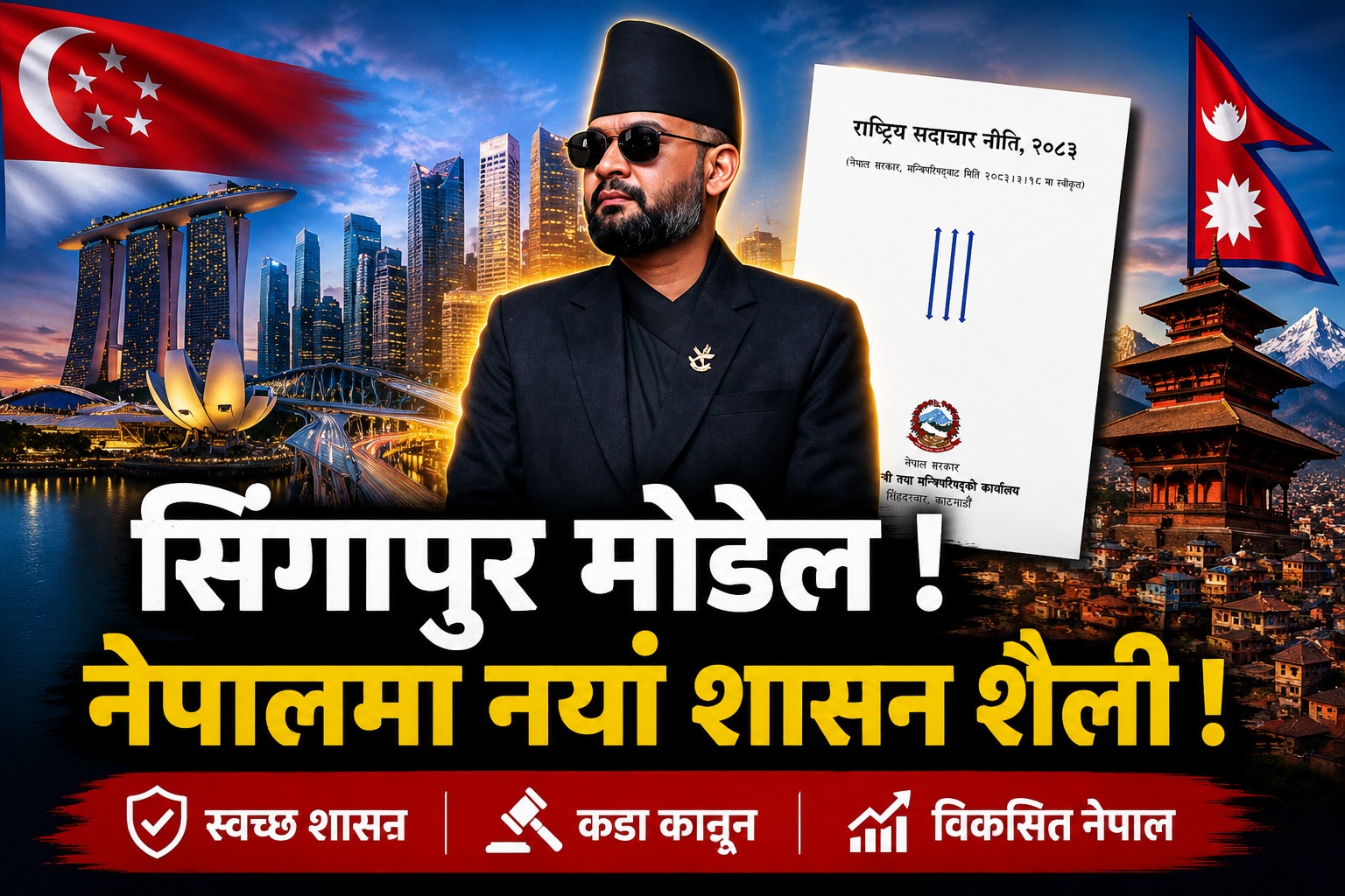 राष्ट्रिय सदाचार नीति : बालेन सरकारले सिंगापुर मोडेल अपनाउन खोजेको हो ?