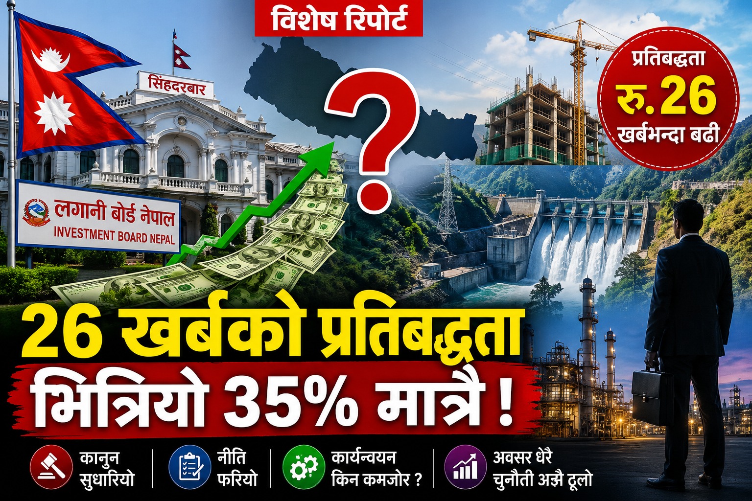 विदेशी लगानी आकर्षित गर्ने दौडमा नेपाल: कानुनदेखि कार्यान्वयनसम्मका चुनौती र सम्भावनाहरू