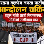 दिल्लीमा कक्रोच पार्टीको आन्दोलन चर्कियो, राहुल गान्धि नियन्त्रणमा, मोदीको राजीनामा मागियो