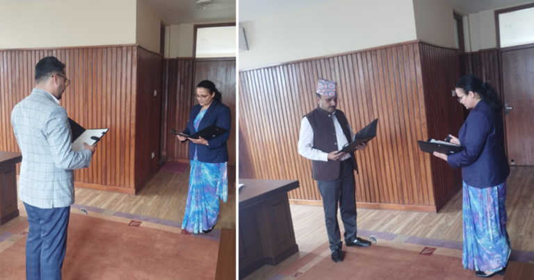 लिवर्टी र प्रोटेक्टिभ माइक्रो इन्स्योरेन्सका अध्यक्षले लिए शपथ