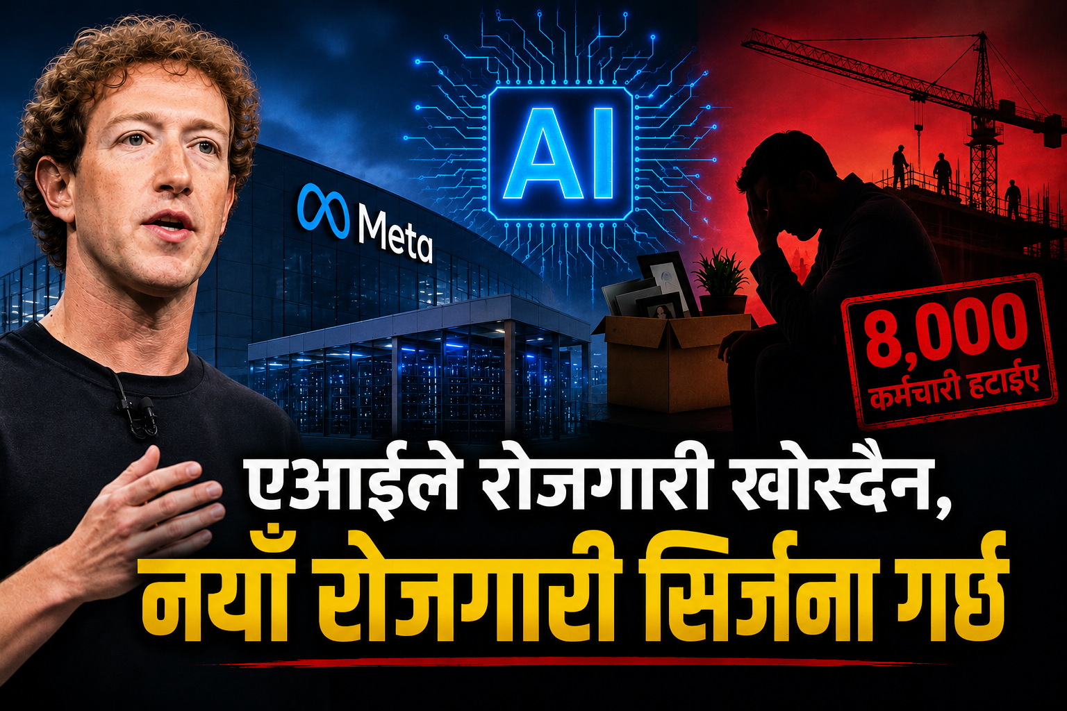 एआईले रोजगारी खोस्दैन, नयाँ रोजगारी सिर्जना गर्छ : मार्क जकरबर्ग