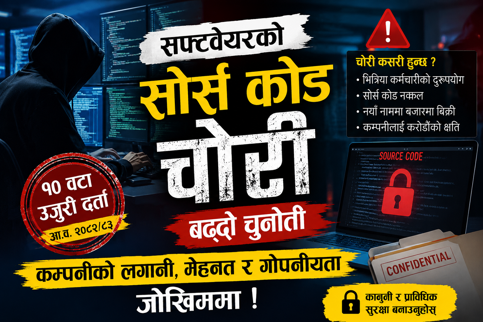 सफ्टवेयरको सोर्स कोड चोरी बढ्दो चुनौती, प्रविधि कम्पनी जोखिममा