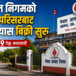 आयल निगमको टेकु परिसरबाट ग्यास बिक्री सुरु: अस्वाभाविक भण्डारण नगर्न निगमको आग्रह