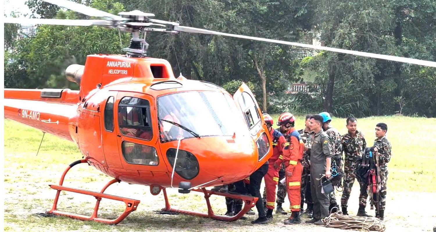 उद्धारमा सघाउन चिनियाँ सुरुङ विज्ञ टोली नेपाल आइपुग्यो