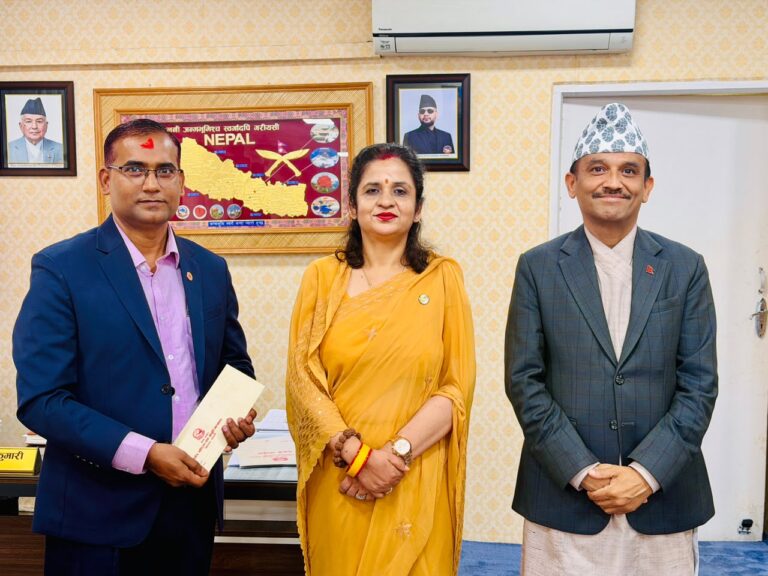 नेपाल आयल निगमका नवनियुक्त कार्यकारी निर्देशक नागेन्द्र साहले सम्हाले कार्यभार