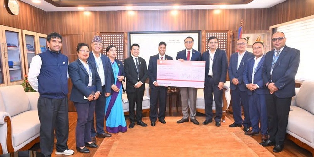 प्रधानमन्त्री दैवी प्रकोप उद्धार कोषमा धितोपत्र बोर्डको ४ करोड रुपैयाँ सहयोग