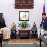परराष्ट्रमन्त्री खनालसँग अमेरिकी कार्यवाहक राजदूत बोल्डिनको भेटवार्ता