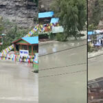चामेमा पहिरोका कारण मर्स्याङ्दी नदीको जलप्रवाहमा अवरोध