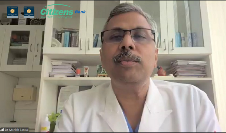 सिटिजन्स बैंकद्वारा ‘हृदय तथा रक्तनलीसम्बन्धी रोगको रोकथाम’ विषयक सचेतना वेबिनार आयोजना