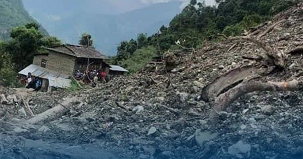 म्याग्दीमा पहिरोमा परी छ जनाको मृत्यु, तीन जना बेपत्ता