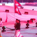एसियाली खेलकुद जापानमा सुरु, मार्चपास्टमा चन्द्र र मानमतीले बोके नेपाली झण्डा