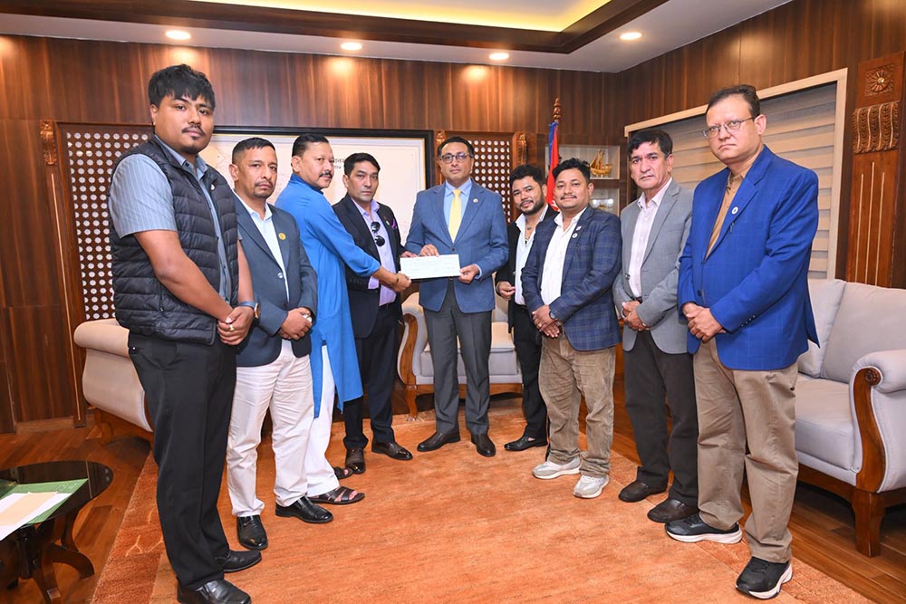 सुनचाँदी तथा आभूषण महासंघको राहत कोषमा ४० लाख सहयोग