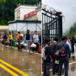 बाढीपछि चीनमा फसेका ११४ नेपालीलाई तातोपानी नाकाबाट ल्याइयो