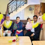 पूर्वराष्ट्रपति भण्डारीद्वारा छोरी-ज्वाईँ र सर्वसाधारणलाई टीका प्रदान