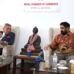 चेम्बर अध्यक्ष र दक्षिण अफ्रिकाका राजदूतबीच भेटवार्ता