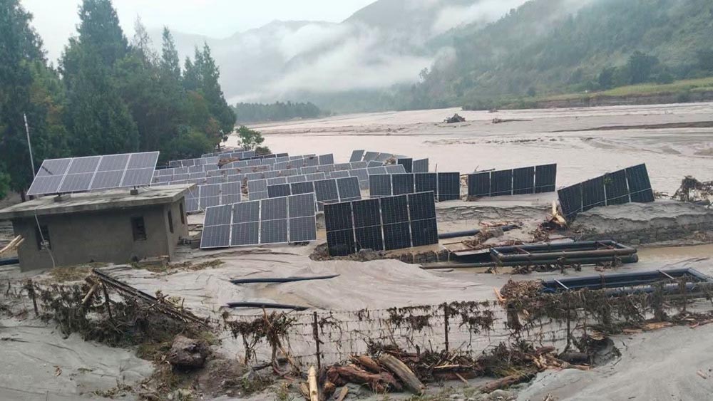 भुटान एक्कासी बाढी, हिमताल फुटेको आशंका