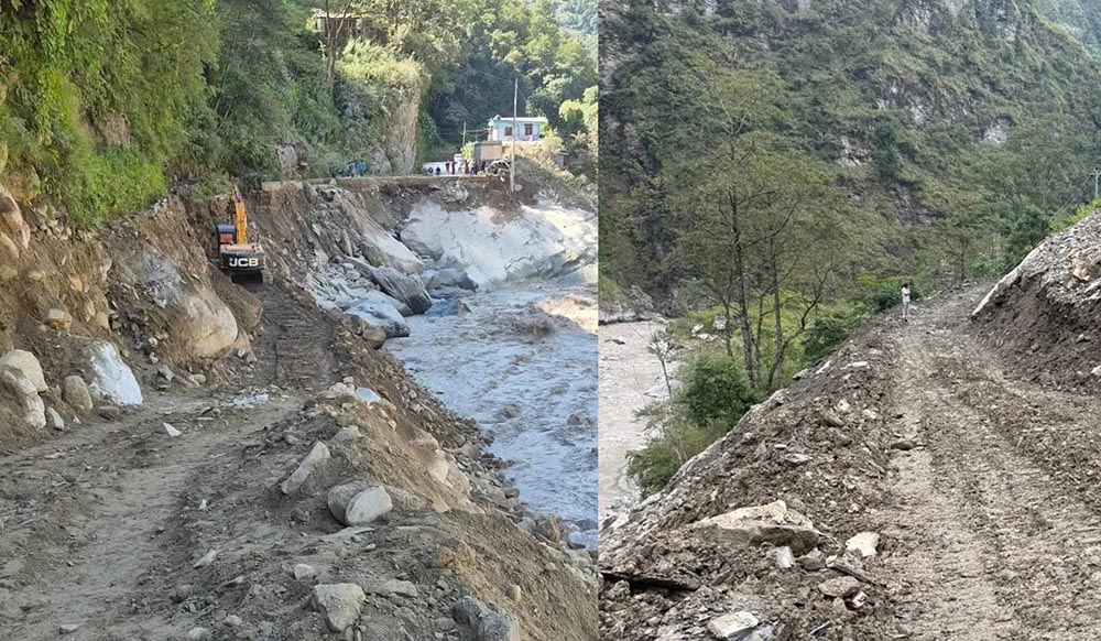 बेनी-जोमसोम सडक सञ्चालनमा ल्याउने कार्य तीव्र