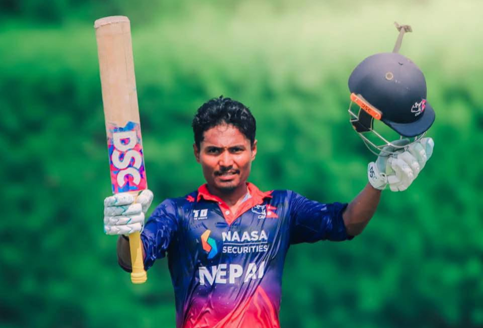 रोहित पौडेलको कीर्तिमानी शतकसँगै नेपालले क्यानडालाई दियो २३६ रनको लक्ष्य