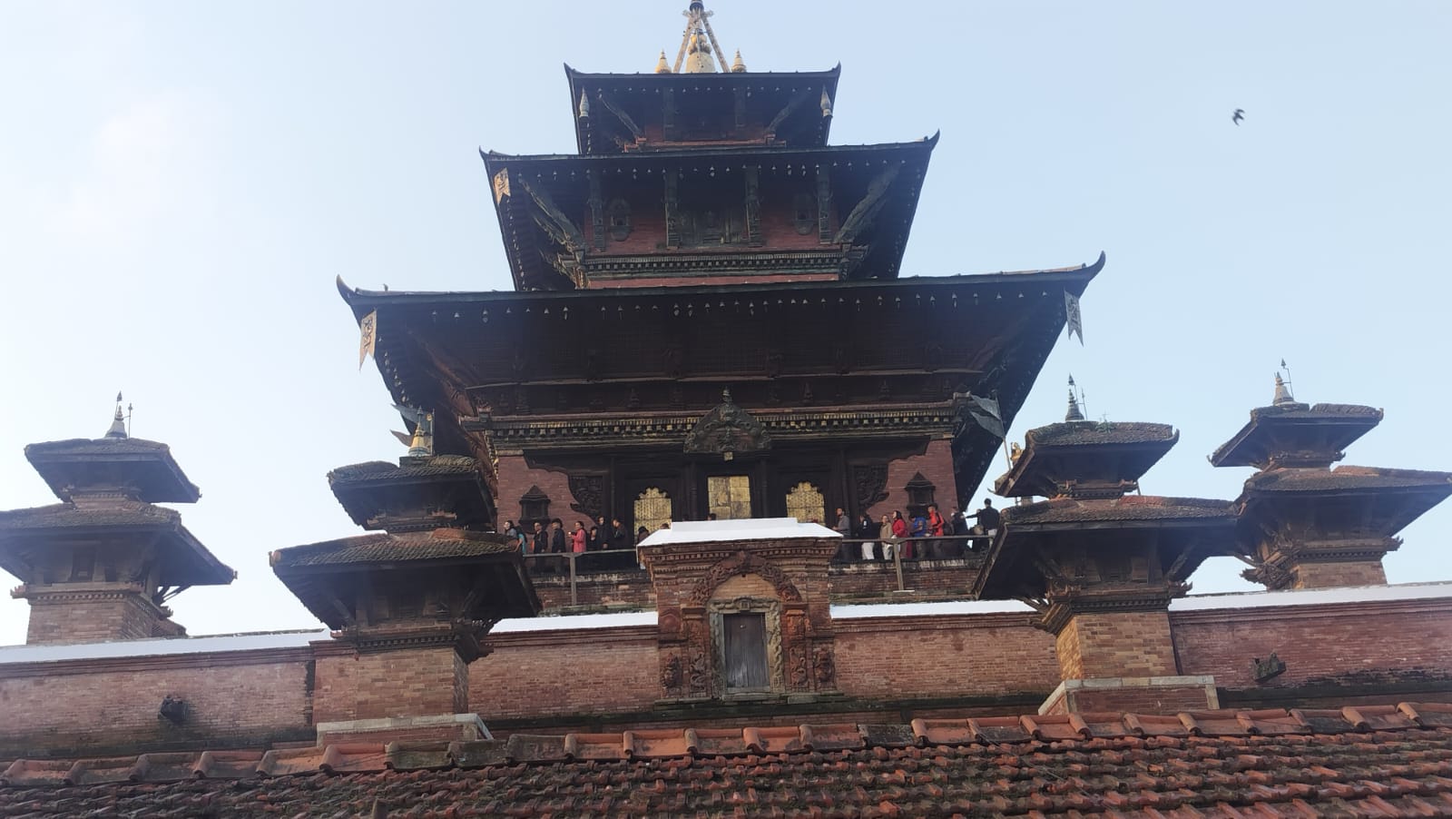 तलेजु भवानी मन्दिर बिहानै देखि खुला, भक्तजनको घुंईचो