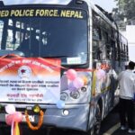 दसैँमा सशस्त्र प्रहरीको बससेवा: दुई दिनमा एक हजारभन्दा बढीले लिए निःशुल्क बस सेवा