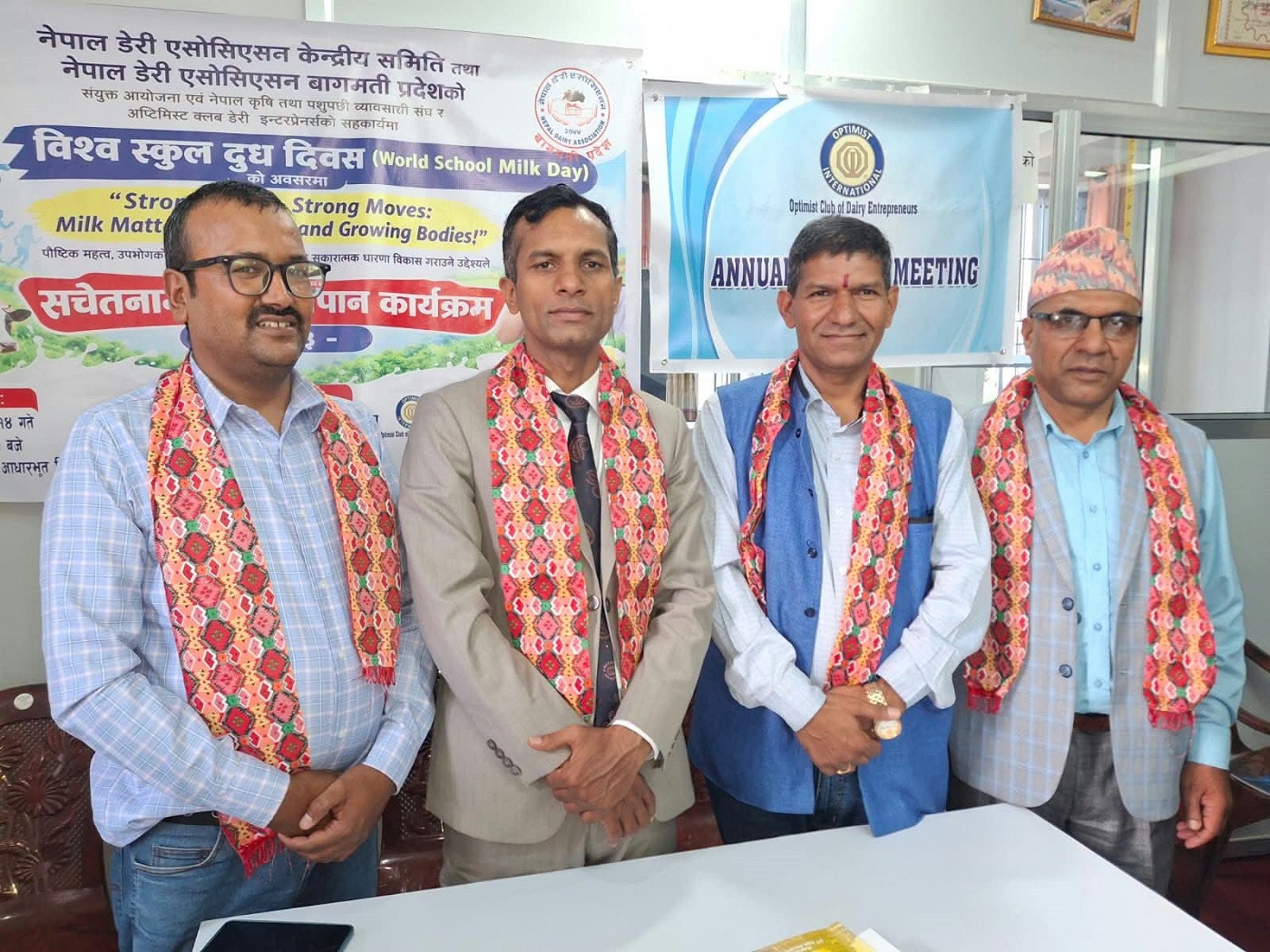 अप्टिमिस्ट क्लब अफ डेरी इन्टरप्रेनर्समा सेवाकोटी, ओझा र धमला क्रमशः अध्यक्ष, सचिव र कोषाध्यक्षमा निर्वाचित
