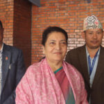 पूर्वराष्ट्रपति भण्डारी चीन प्रस्थान